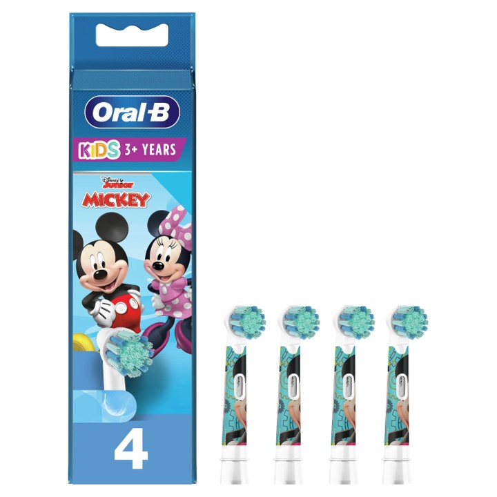 oral b kids testine di ricambio extra soft 4 pezzi - RAM Apparecchi Medicali