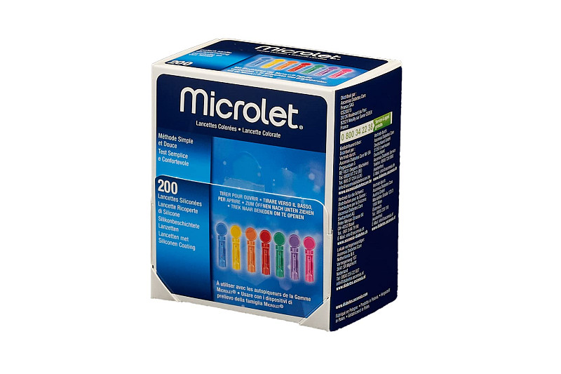 microlet aghi ricambio 200 pz - RAM Apparecchi Medicali