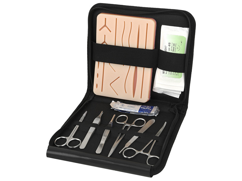 kit esercitazione sutura pad strumenti suture - RAM Apparecchi Medicali