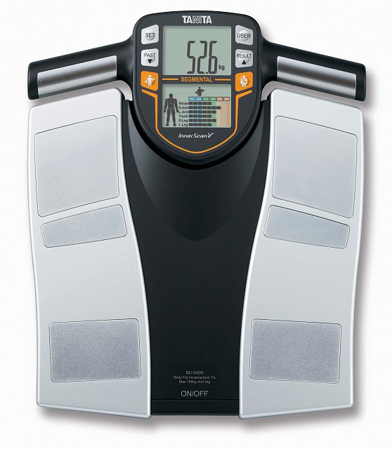 AEG VETRO analisi bilancia 7in1 TITANIO grasso corporeo bilancia di analisi bilancia digitale Fitness 