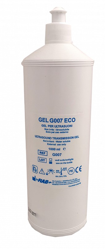 gel blu per ultrasuoni g007 bottiglia da 1 lt - RAM Apparecchi