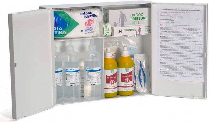armadietto di pronto soccorso in plastica medibox dual ab allegato 1 per  piu di 3 lavoratori - RAM Apparecchi Medicali