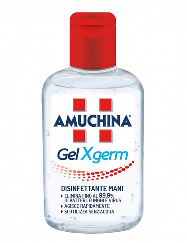 amuchina gel x germ igienizzante mani base alcoolica da 80ml - RAM  Apparecchi Medicali