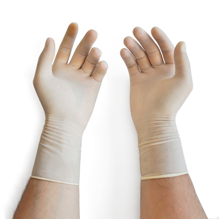 guanti chirurgici sterili in lattice senza polvere chrpw 50 paia - RAM  Apparecchi Medicali