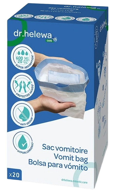 sacchetto assorbente per vomito confezione da 20 sacchetti - RAM Apparecchi  Medicali