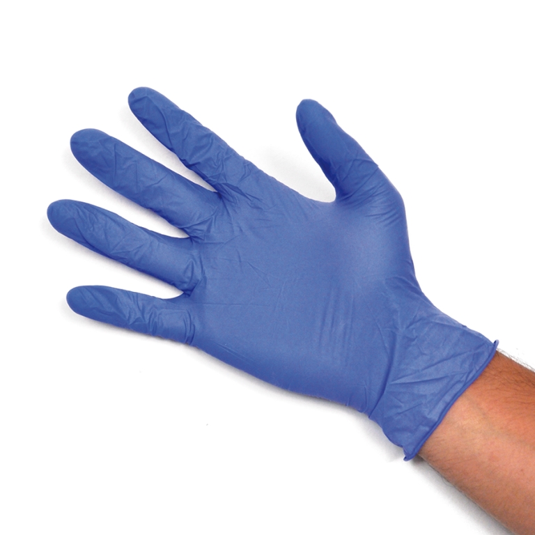 guanti monouso in nitrile blu powder free doc zeroveloforte 100 pz - RAM  Apparecchi Medicali