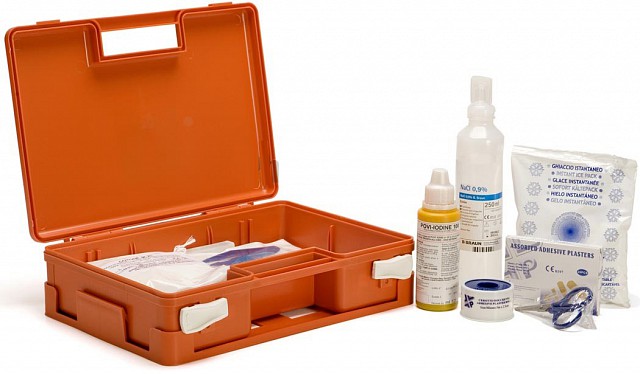 cassetta di pronto soccorso a valigetta adriamed c contenuto allegato 2  fino a 2 lavoratori - RAM Apparecchi Medicali