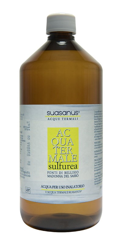 acqua termale sulfurea suasanus per uso inalatorio e aerosol 1000