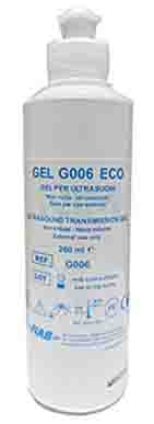 gel blu per ultrasuoni g006 bottiglia da 260 ml - RAM Apparecchi