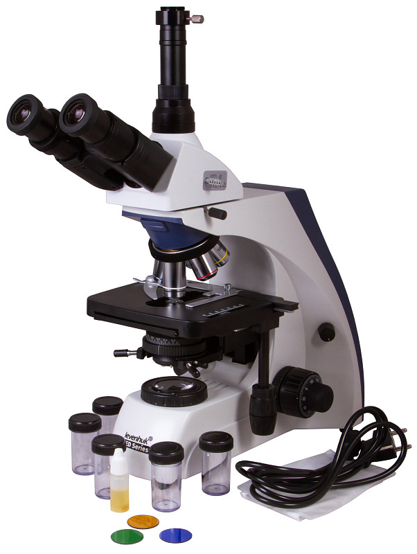 Microscopio ottico - MED 30B - Levenhuk - da laboratorio / binoculare / con  obiettivo piano