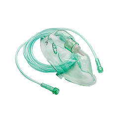 Maschera Ossigeno Media Concentrazione con tubo da 2,1 mt