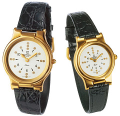 Orologio Tattile Svizzero per Ciechi Placcato Oro dal Design Raffinato, Uomo o Donna