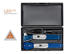 Set heine mini 3000 led direct oto + oftalmoscopio - blu -D-872.11.021 - 1 pz.