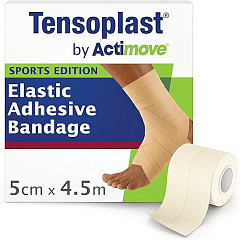 Tensoplast 4,5 m x 5 cm garza autoadesiva morbida ed estensibile