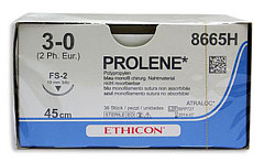 Sutura monofilamento ethicon prolene blue - 3/0 ago 19 mm fs-3 - conf. 36 pz.