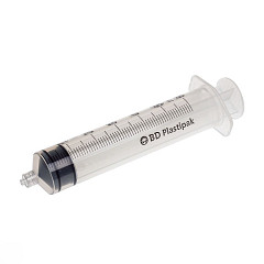 Siringa BD Plastipak 50/60 ml, senza ago, cono centrale Luer - 60 pz.