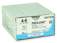 Sutura monofilamento ethicon prolene blue - 4/0 ago 19 mm - 45 cm - conf. 36 pz.