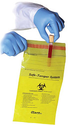 SAFE-TAMPER SYSTEM - Sacchetto per trasporto campione con chiusura anti-manomissione - 1000 pz.