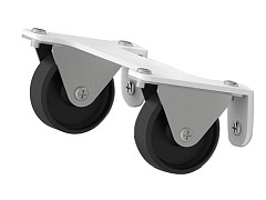 Kit di ruote di trasporto per 25011 - optional - kit da 2 pz.