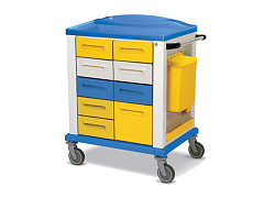 Carrello basic - standard con 9 cassetti