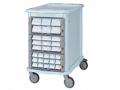 Carrello farmacia double