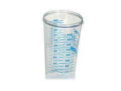 Vaso 2 litri per sacche monouso - 1 pz.