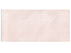 Carta termica ecg 112x23 mmxm - rotolo griglia arancio - conf. 10 rotoli