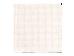 Carta termica ecg 210x300 mmxm x 200 pacco griglia arancio - 1 pacco