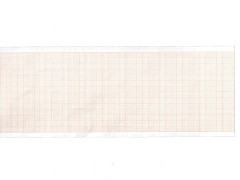 Carta termica ecg 210x30 mmxm - rotolo griglia arancio - conf. 5 rotoli