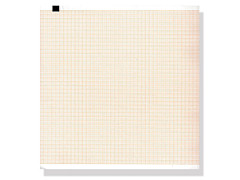 Carta termica ecg 210x300 mmxm - pacco griglia arancio - 1 pacco