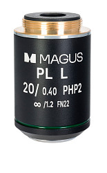 Obiettivo MAGUS 20HP 20х/0,40 Plan L fase PHP2 ∞/1,2 WD 8,0 mm