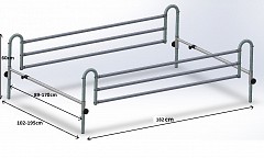 Sponde da letto universali telescopiche