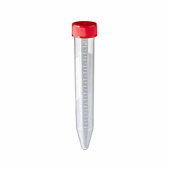 Provetta conica sterile per centrifuga 15 ml 17x120 mm graduata con tappo a vite - 1400 pz.