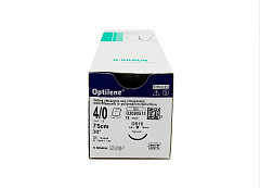 Optilene suture non assorbibili in polipropilene, ago 3/8 24mm, USP 2/0 - filo blu 45cm - 12 pz.