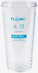 Vaso Riutilizzabile LINER FLOVAC 1.000 ml per Aspiratori - 12 pz.