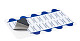 Elettrodi a francobollo per ECG 22x31 mm Kendall Q-Trace 5400 Tab - Conf. 100 pz.